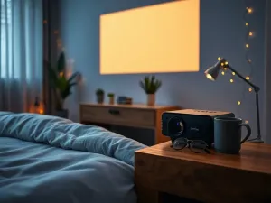 Projektor zamiast telewizora w sypialni – wady i zalety